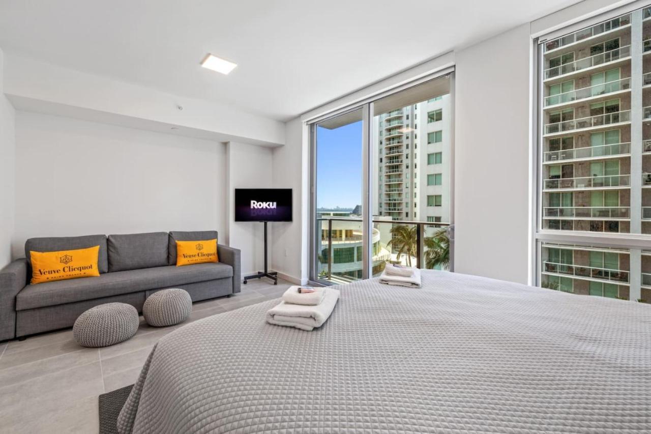 Downtown Luxury Studio Pool And Gym Apartment Miami Bagian luar foto